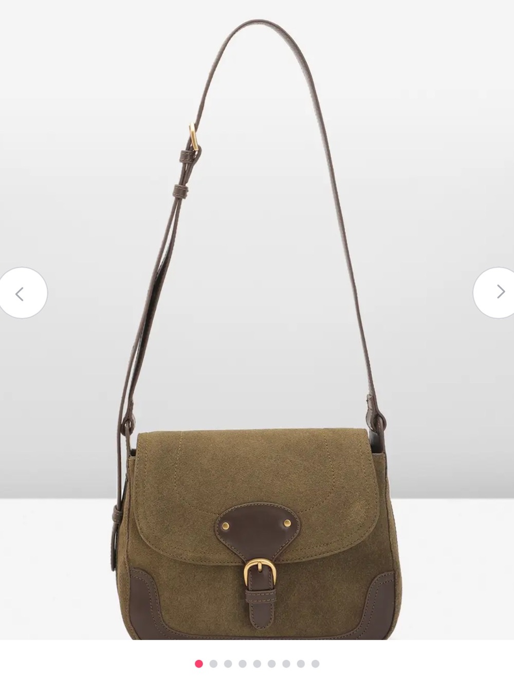 Mango 100% Leather Crossbody